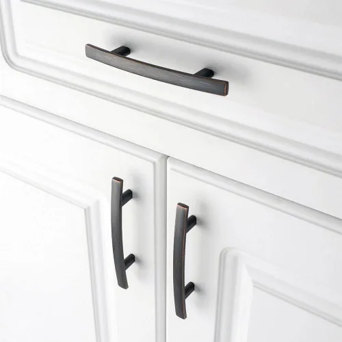 Miniatura 4 de KOOFIZO Paquete de 20 tiradores de bronce aceitado de 3 pulgadas para gabinetes de cocina, manijas de bronce frotado para gabinetes de cocina