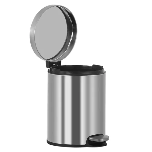 Miniatura 15 de Cubo de Basura con Pedal de Acero Inoxidable de 13 Galones Cubo de Basura de Metal con Tapa Cubos de Basura Grandes para Cocina, Baño, Baño, Oficina