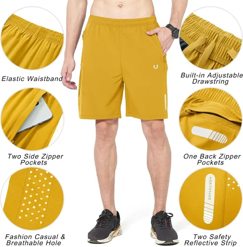 Miniatura 150 de NORTHYARD - Pantalones cortos deportivos para correr para hombres, ligeros, de secado rápido, 7, 5 o 9 pulgadas, para senderismo, deportes, gimnasio