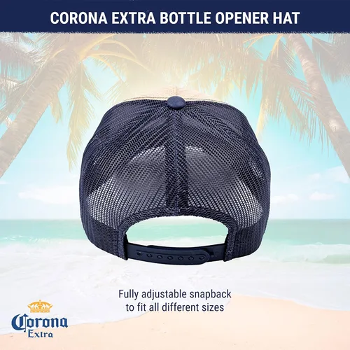 Miniatura 3 de Corona - Gorra de béisbol ajustable de malla con ala curvada