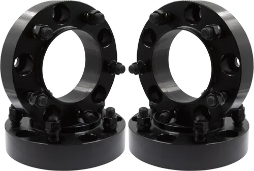 Miniatura 8 de Wheel Accessories Parts 2 espaciadores de rueda centrados en buje 5 en 5.906 in 0.197x5.906 in 1.00 pulgadas de grosor 4.331 in Buje M14x1.5 14x1.5