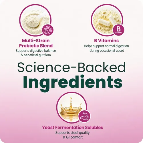 Miniatura 5 de VetriScience Pasta de ayuda para la diarrea de acción rápida con probióticos y vitaminas B, suplemento de apoyo digestivo de equilibrio rápido