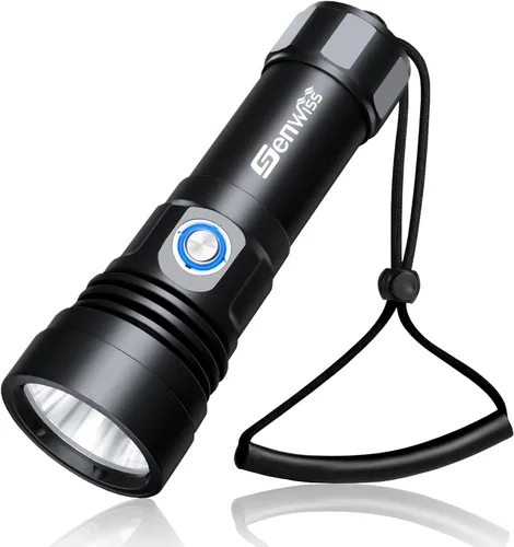 Linterna de buceo de buceo de 2000 lúmenes impermeable submarino XM-L2 LED submarino luces titular con cargador para bajo el agua cueva de mar
