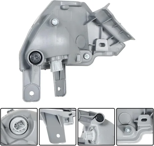 Miniatura 3 de Silscvtt Conjunto de luz trasera y reflector trasero de repuesto para parachoques, lado del pasajero para Rav4 2016-2018