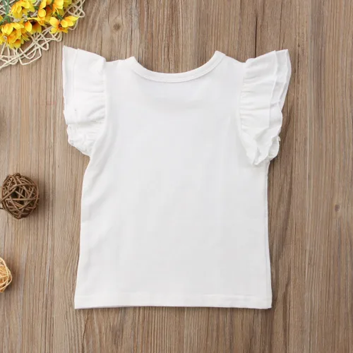 Miniatura 4 de Mubineo - Camiseta de manga corta para bebé, algodón, diseño liso