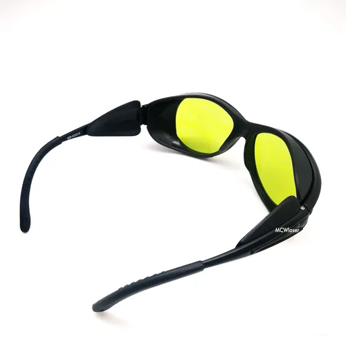 Miniatura 4 de MCWlaser Gafas de seguridad láser para 190-440 y 780-900nm, 900-1100nm, 10600nm típico para 355nm 405nm 808nm 980nm 1064nm 10600nm EP-17 estilo 2