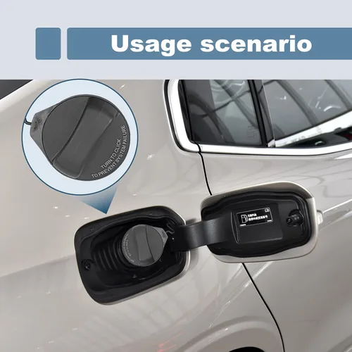 Miniatura 5 de Tapa del depósito de combustible, tapa de llenado de gasolina compatible con Volvo XC60 XC70 XC90 S60 S80 V60 V60 Cross Country V70 Vehículos