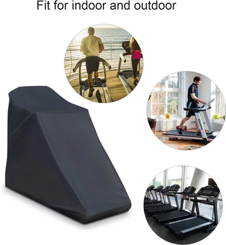 Miniatura 6 de Onlyme Cubierta impermeable para caminadora no plegable y debajo del escritorio, cubierta protectora para interiores y exteriores contra el polvo