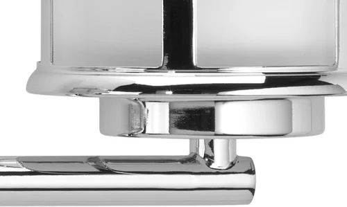 Miniatura 4 de Progress Lighting Cascadia Collection - Candelabro costero de cristal grabado con 3 luces, cromado pulido