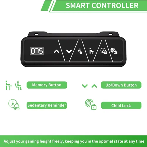 Miniatura 7 de X-Win - Escritorio eléctrico de pie en forma de L de 63 pulgadas, escritorio de esquina ajustable de doble motor, estación de trabajo sentado