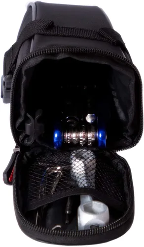 Miniatura 8 de YBEKI Kit de reparación de bicicleta 10 en 1 con palancas de neumáticos 3 en 1, parches sin pegamento, llave de hueso multifuncional y bolsa de Kits