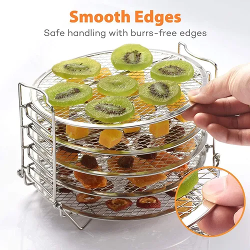 Miniatura 4 de Goldlion Estante deshidratador compatible con Instant Pot de 6 cuartos de galón, accesorios de soporte de acero inoxidable para freidora de aire