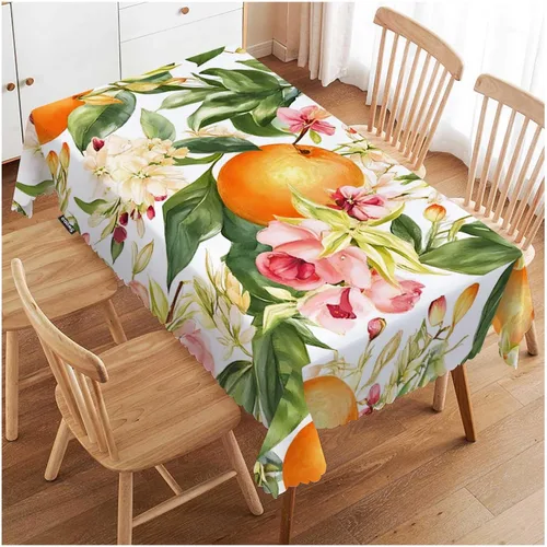 Miniatura 19 de Swono - Mantel de mesa con pájaros, ramas de sauce y gorriones, mantel decorativo oblongo para cocina, comedor, banquete de fiesta y mantel
