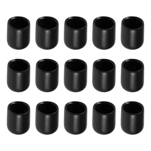 Miniatura 14 de Tapa protectora de rosca de tornillo, tapas de goma [para tornillo, perno] - 1/2" ID/negro/50pcs