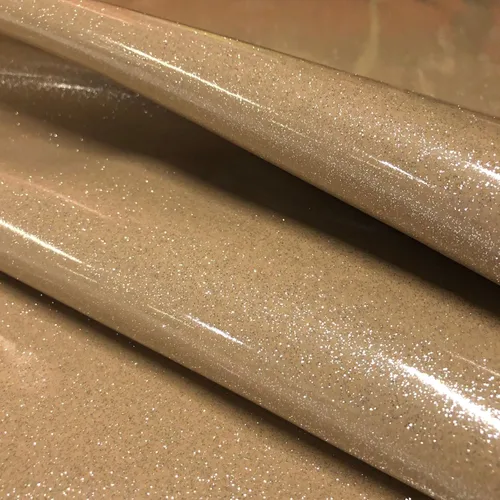 Miniatura 14 de Tela de vinilo brillante, hojas de piel sintética con purpurina suave, material brillante, ideal para hacer bolsas de tapicería, lazos para el pelo