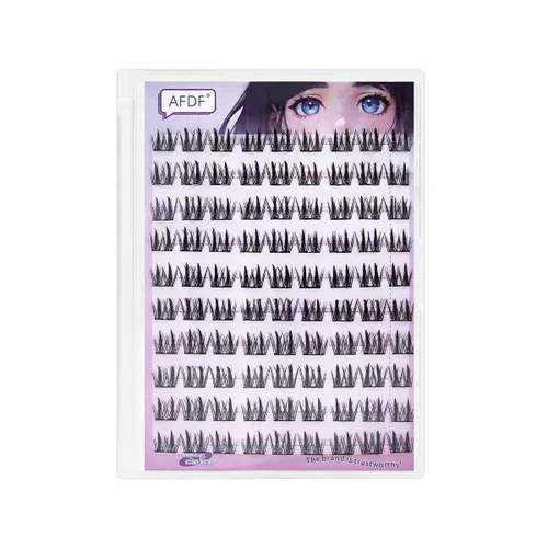 Miniatura 49 de Extensión de Pestañas DIY Efecto 3D Natural Individual 9/11/12mm Pestañas 80 Racimos Pestañas de Volumen Set Mixto, Extensión de Pestañas Caseras
