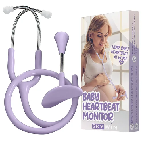 Miniatura 6 de Skywin - Monitor de latido fetal, Fetoscopio Monitor de latido cardíaco para detección de embarazo - 24 semanas, Monitor de latido del bebé