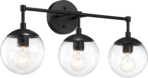Miniatura 50 de Design House 519892 Kimball Industrial Farmhouse Luz de Pared Interior de 1 Luz con Pantalla de Metal para Pasillo, Baño, Cocina, Vestíbulo, Pintura