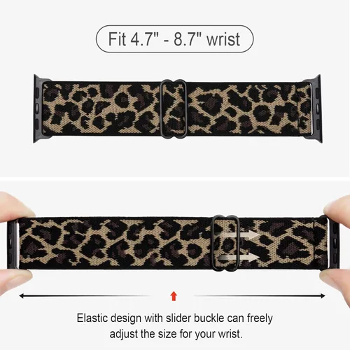 Miniatura 2 de Paquete de 4 correas elásticas Solo Loop compatibles con Apple Watch de 1.496 pulgadas, 1.575 pulgadas, 1.614 pulgadas, 1.654 pulgadas, 1.732