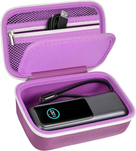 Miniatura 9 de Funda compatible con Anker Prime Power Bank 25000, 26250, 27650, 20100mAh y base de carga, soporte de viaje de almacenamiento para portátil Anker
