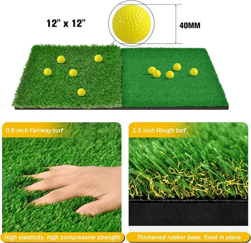 Miniatura 2 de Red de Golf Pop Up para Chipping, Red de Objetivo de Golf para Interiores/Exteriores, Red Plegable Portátil para Golpear Golf con 15 Pelotas