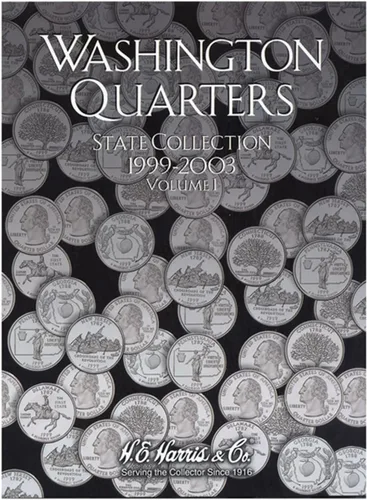 Miniatura 14 de H.E. Harris & Co. US Washington Quarter Carpeta de monedas de cuatro volúmenes 1932 – 1998# 2688.2689.2690.2691 Conjunto de cuatro volúmenes