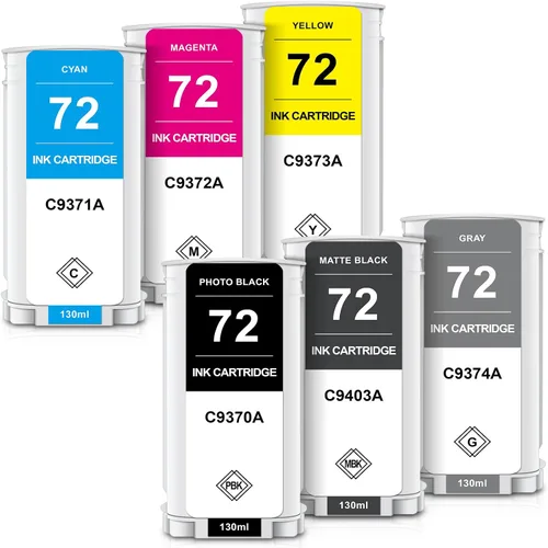 Miniatura 10 de DOUBLE D 712XL - Cartuchos de tinta negra de repuesto para HP 712 712XL BK para impresora de trazador de estudio DesignJet T650 T630 T230 T210