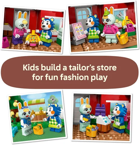 Miniatura 3 de LEGO Animal Crossing Tienda de Ropa de las Hermanas Able Juego de Construcción de Juguete - Figuras de Juguete y Juego de Animal Crossing