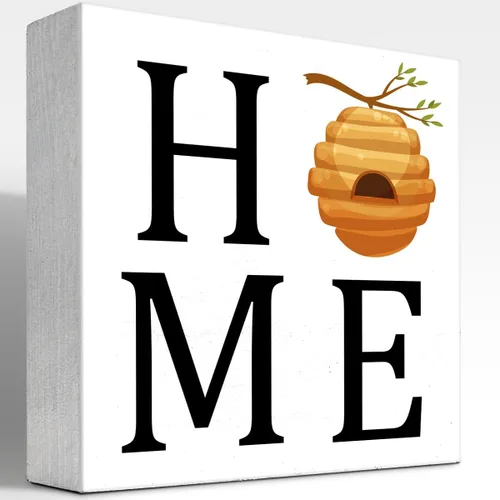 Miniatura 9 de Decoración de escritorio de verano, Beaches Bozze and Besties Retro Sunset de madera de doble cara para decoración de escritorio, caja de madera