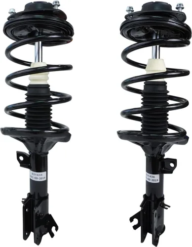 Miniatura 48 de Detroit Axle - 4WD 2 puntales delanteros para Nissan TITAN Pathfinder Armada INFINITI QX56 puntales completos con muelles helicoidales de reemplazo