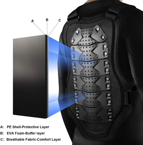 Miniatura 4 de Webetop Protector de pecho ATV para adultos, chalecos de motocicleta para hombres, motocross, bicicleta de montaña, todoterreno, carreras