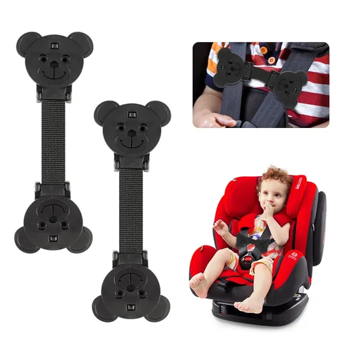 Arnés de seguridad para bebé QOPAHI, con clip de pecho, correa anti escape, para evitar que los niños saquen sus brazos de sillas