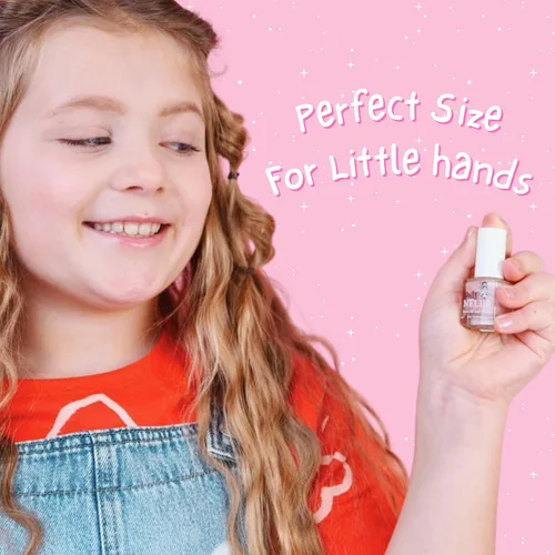 Miniatura 6 de MISS NELLA Sweet Lavender - Esmalte de uñas morado con purpurina especial seguro para niños, fórmula no tóxica y sin olor para niños y niños