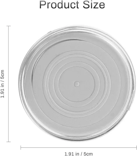Miniatura 2 de Ciieeo Caja de monedas Mini contenedores de plástico Monedas de plástico Kickstand Estuche de 2.008 in Caja de almacenamiento de monedas Cápsula