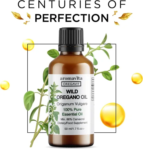 Miniatura 5 de Oregavit Aceite de orégano griego salvaje 100% puro, 100% puro sin diluir, 86-90% Carvacrol, alta potencia, apoyo inmunológico, a base de plantas