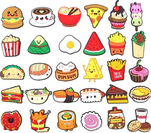 Miniatura 3 de Lindos dijes de zapatos de dibujos animados para decoración de zapatos de PVC para bricolaje, sandalias, pulseras para niños, niñas, niños
