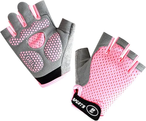 Guantes de ciclismo para niños, sin dedos, transpirables, antideslizantes, para jóvenes, niños y niñas, ciclismo, motocicleta, motocross, deportes