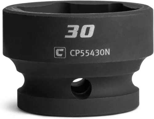 Miniatura 25 de Capri Tools - Llave de vaso de impacto corto de 27 mm, 1/2 pulg. de conducción, 6 puntos, métrica