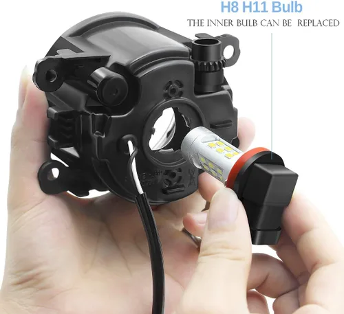 Miniatura 3 de Luces antiniebla con anillo de halo 2 en 1 para Honda 12-14 CR-V, 12-15 Pilot, 13-15 Accord Coupe, Crosstour, CR-Z, Acura 10-15 RDX, 13-14 ILX