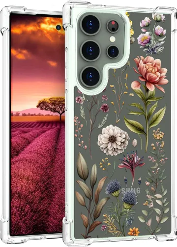 Miniatura 30 de Compatible con Samsung Galaxy S23 - Funda transparente para mujeres y niñas, diseño transparente (formas geométricas de arte abstracto)