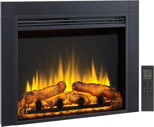 Miniatura 10 de LegendFlame Jaden - Inserto de chimenea eléctrica de 36 pulgadas de ancho x 22 pulgadas de alto (EF376) con kit de moldura frontal, sonido
