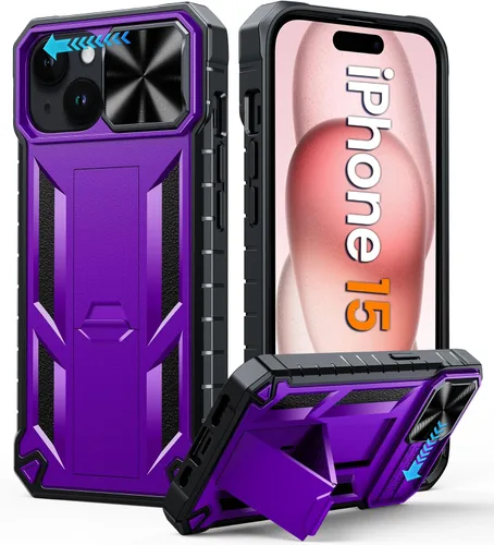 Miniatura 57 de FNTCASE for iPhone 11-Pro Phone Case: Military Grade Drop Proof Mobile Cover with Kickstand & Slide Rugged Shockproof Bumper Heavy Duty Protector