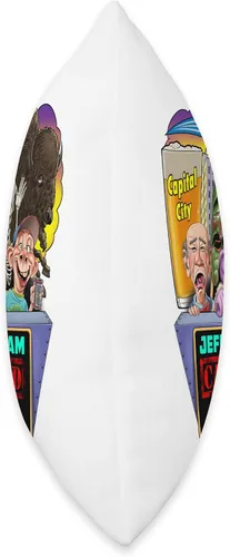 Miniatura 2 de JEFF DUNHAM Bismarck, ND (2023) - Almohada de 16 x 16 pulgadas, multicolor