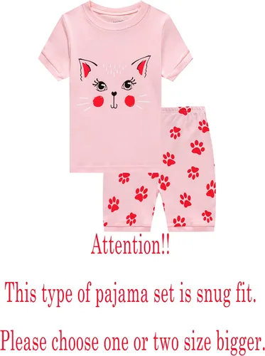Miniatura 2 de Family Feeling jirafa - Pijama corta para niña (100% algodón)
