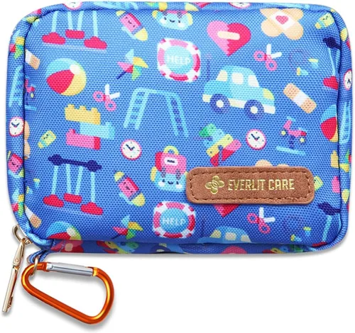 Miniatura 13 de EVERLIT Mini Paquete de Rescate 105 Artículos Esenciales Médicos Organizados en Bolsa de Almacenamiento Portátil Kit de Primeros Auxilios