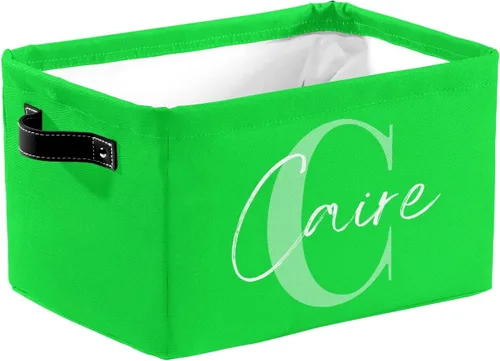 Miniatura 30 de Cesta de regalo personalizada con nombre, caja de juguetes de almacenamiento personalizada para niños, organizador de cubos de almacenamiento