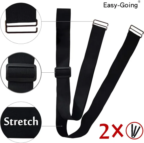 Miniatura 9 de Easy-Going - Funda para sofá, futón y sillón sin reposabrazos, reversible, resistente al agua, para mascotas y niños (azul oscuro/azul claro)