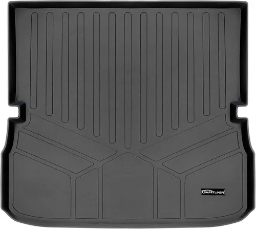 Miniatura 17 de SMARTLINER Juego de tapetes de piso de ajuste personalizado de 2 filas compatibles con Infiniti JX35 2013-2013
