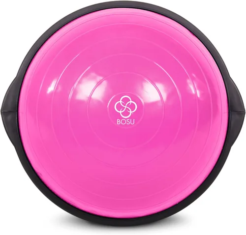 Miniatura 10 de BOSU Entrenador de equilibrio deportivo, tamaño de viaje permite fácil transporte y almacenamiento, 50 cm, Rosa/ neón