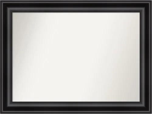 Miniatura 255 de Amanti Art Espejo personalizado, espejo de baño negro puente, espejo de pared o espejo de tocador de baño sobre el fregadero (26 x 26 pulgadas)